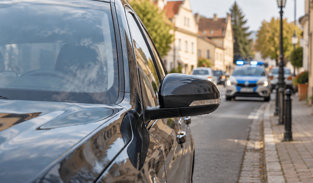 Pieton rănit după ce a fost acroșat de oglinda unei mașini, la Roman